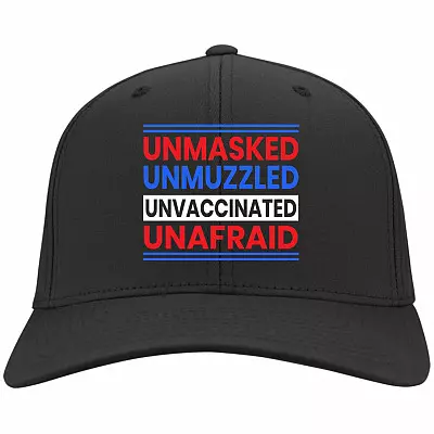 Unmasked HAT, Black, Twill Cap