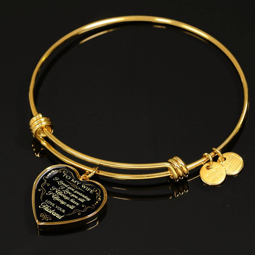 Husband To My Wife I Loved You Yesterday I Love You Still I Always Have I Always Will Heart Pendant Necklace Husband To My Wife I Loved You Yesterday I Love You Still I Always Have I Always Will Heart Pendant Necklace