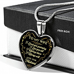 Husband To My Wife I Loved You Yesterday I Love You Still I Always Have I Always Will Heart Pendant Necklace Husband To My Wife I Loved You Yesterday I Love You Still I Always Have I Always Will Heart Pendant Necklace