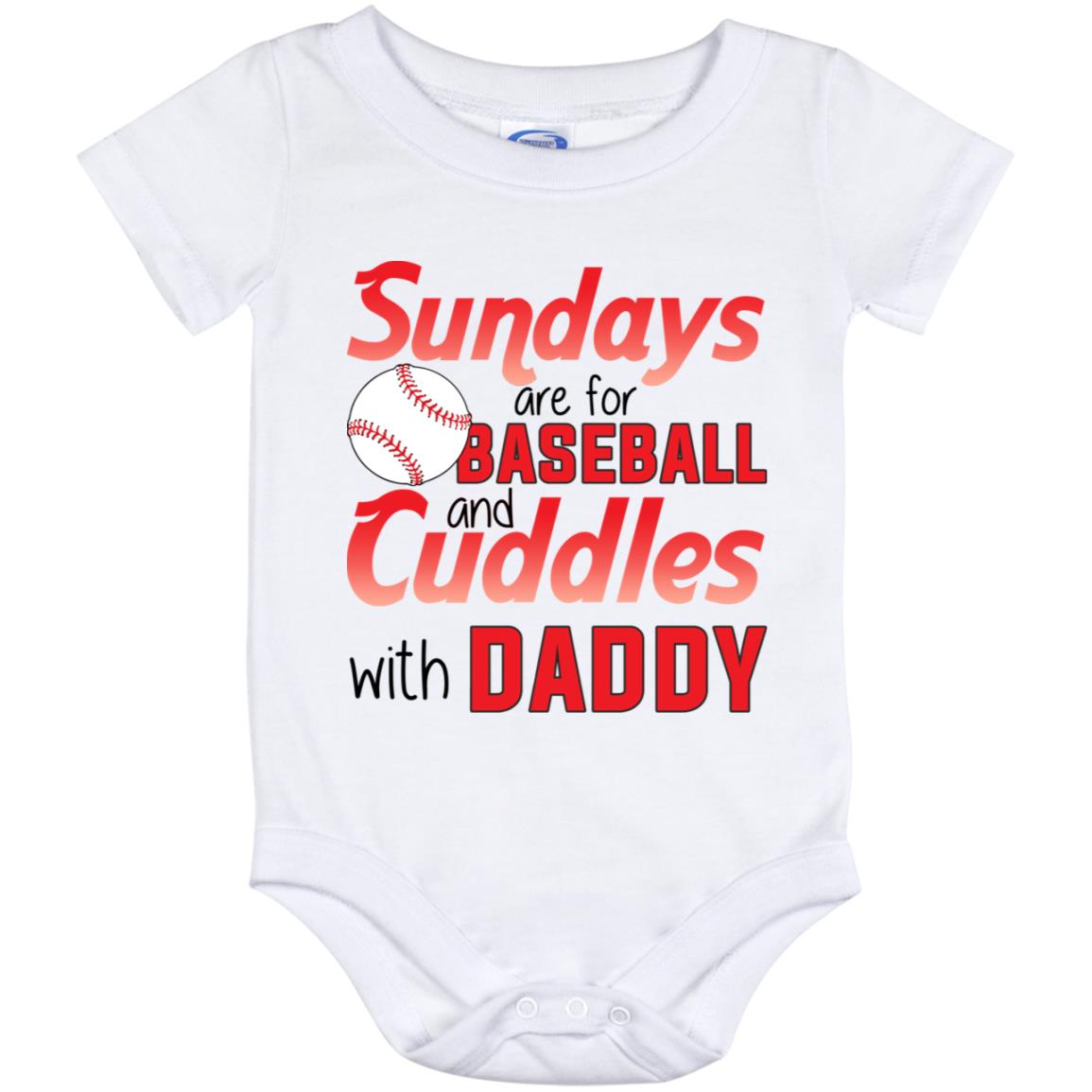 Baseball Onesie, White, Baby Onesie - 12 Month