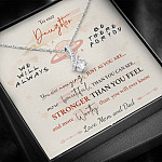 To Our Daughter We'll Always Be There for You from Mom and Dad You Are Amazing Alluring Beauty Necklace To Our Daughter We'll Always Be There for You from Mom and Dad You Are Amazing Alluring Beauty Necklace