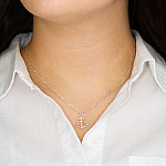 To The Mom Of A Brave Firefighter I Know The Worry Is Hard And We Don't See Each Other Anchor Necklace