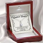 To My Badass Bestie You Drink You Cuss Too Much You're Everything I Want Alluring Beauty Necklace