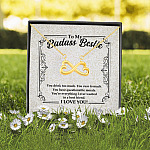 1P. Badass bestie(2) Infinity Heart Necklace (Gold) 2