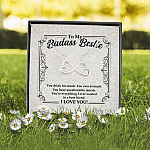 1P. Badass bestie(2) Infinity Heart Necklace (Silver) 2