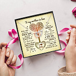 Heart Tree To My Mother In Law All The While My Love For Your Son Has Grown Joined Interlocking Hearts Necklace