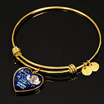 Personalized Photo Your Wings Were Ready But My Heart Was Not Memorial Remembrance Luxury Heart Pendant Necklace