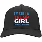 Trump Hat, Black, Twill Cap