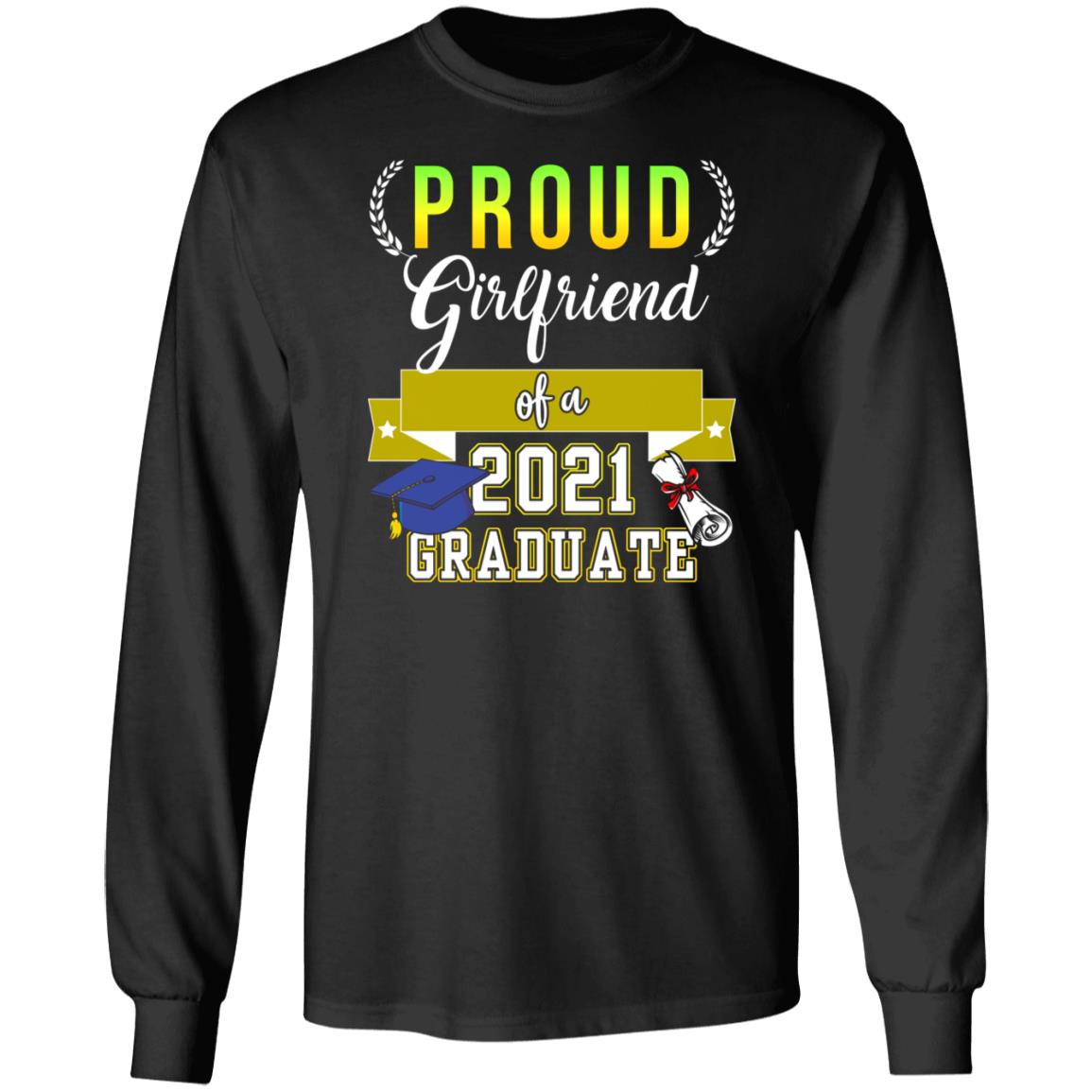 girlfriend hood, Black, Long Sleeve