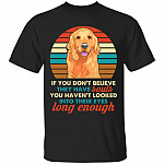 golden, Black, Unisex T-Shirt