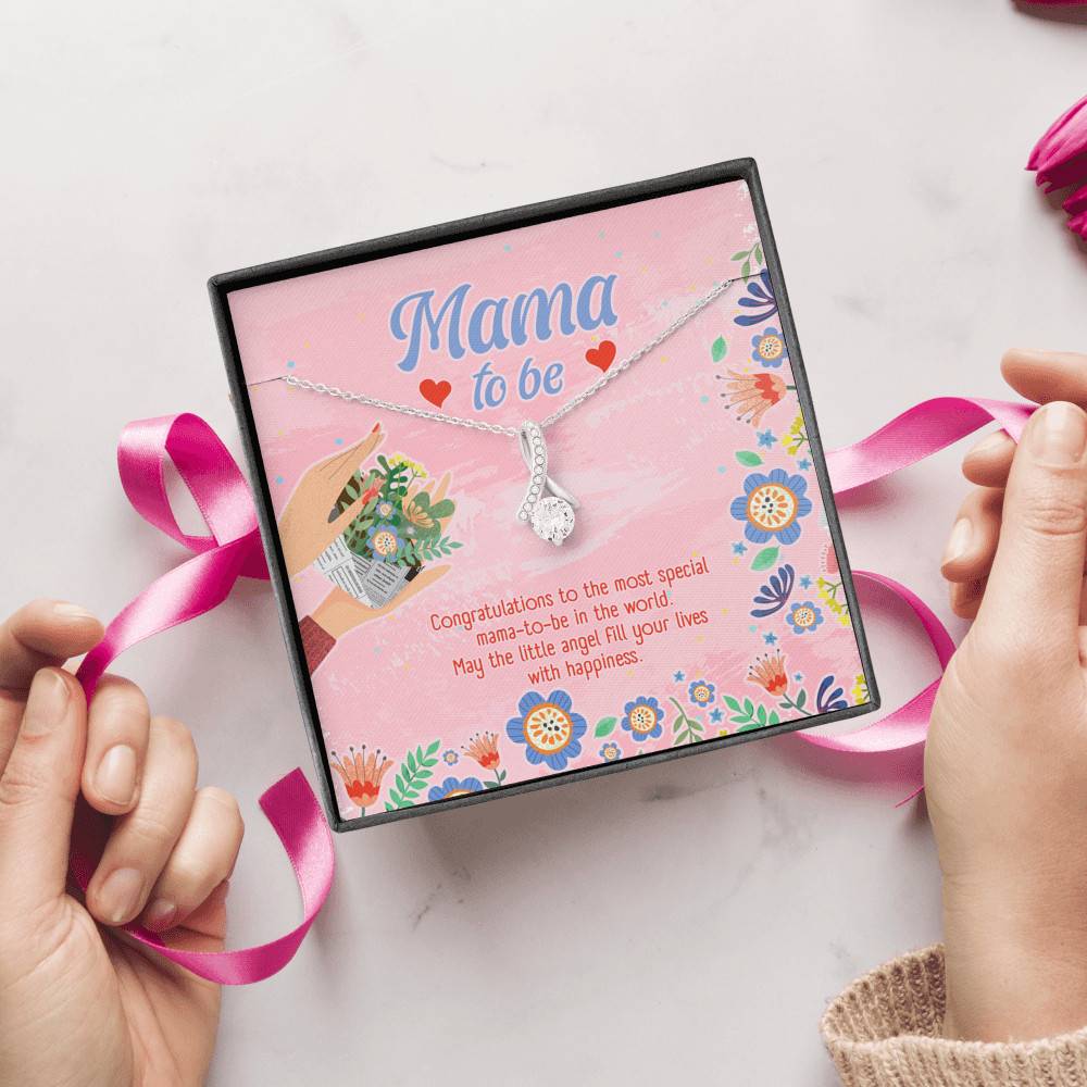 Mama to Be Gift Congratulations for Your New Baby Alluring Beauty Necklace