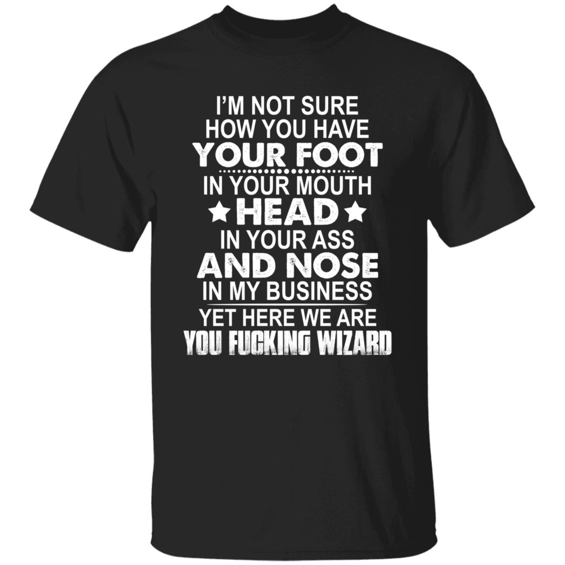 Foot Shirt, Black, Unisex T-Shirt