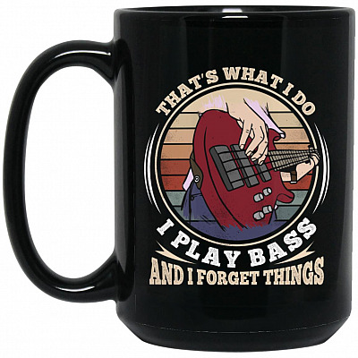 15 oz. Black Mug