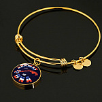 Norway Is In My DNA Luxury Circle Pendant Necklace - Bangle - Norway Lover Gifts