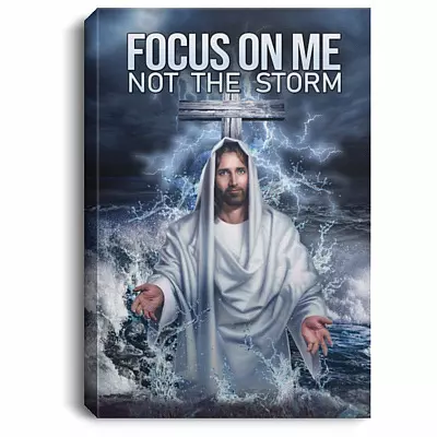 focus, White, 0.75'' Framed Canvas