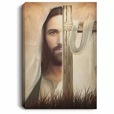 cross, White, 0.75'' Framed Canvas