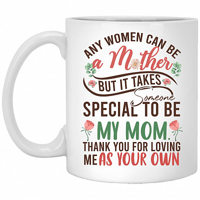 Thank You For Loving Me, White, 11 oz. White Mug