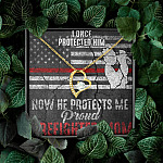 I Once Protected Him Now He Protects Me Proud Firefighter Mom American Flag Forever Love Pendant Necklace I Once Protected Him Now He Protects Me Proud Firefighter Mom American Flag Forever Love Pendant Necklace