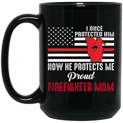 15 oz. Black Mug