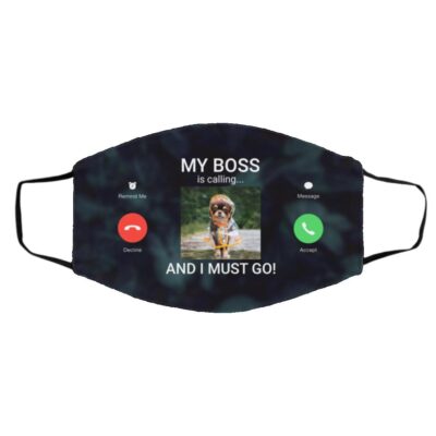 Custom Photo Mask, White, Cloth Face Cover – Medium/Large