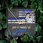 I Once Protected Him Now He Protects Me Proud Police Mom American Flag Interlocking Hearts Pendant Necklace I Once Protected Him Now He Protects Me Proud Police Mom American Flag Interlocking Hearts Pendant Necklace