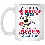 The One Didn't Swallow, White, 11 oz. White Mug The One Didn't Swallow, White, 11 oz. White Mug