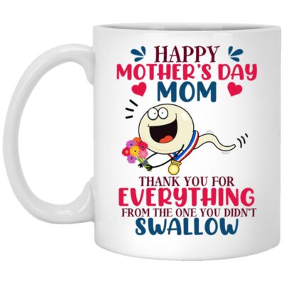 The One Didn't Swallow, White, 11 oz. White Mug