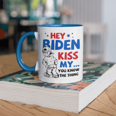 Biden Is Not My President - Anti Biden You Know the Things Accent Mug