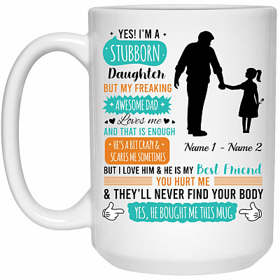 15 oz. White Mug