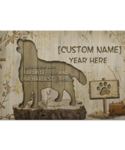 Personalized You Were Our Hardest canvas, White, 0.75'' Framed Canvas