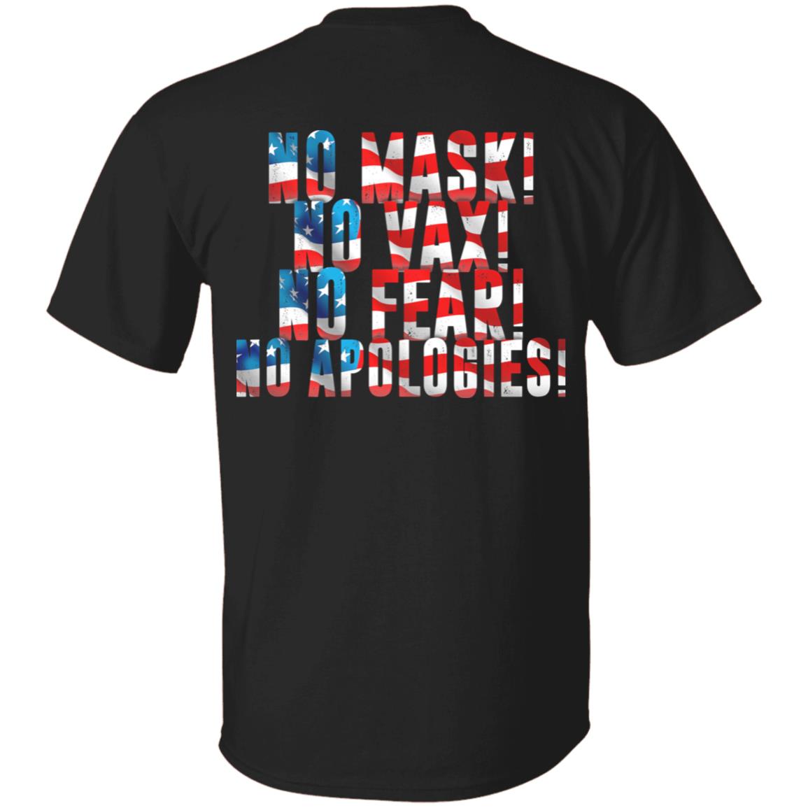 no mask shirt, Black, Unisex T-Shirt