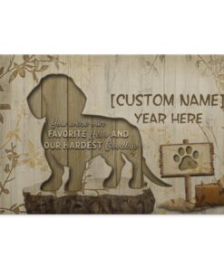 Personalized Dachshund Canvas, White, 0.75'' Framed Canvas