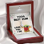 Baby Yoda Best Mom Love You I Do Alluring Beauty Pendant Necklace - Yoda Mother's Day Necklace Baby Yoda Best Mom Love You I Do Alluring Beauty Pendant Necklace - Yoda Mother's Day Necklace