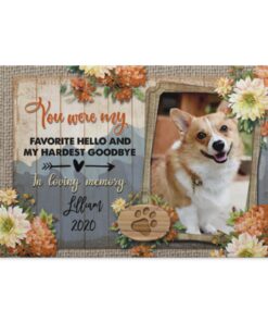 Custom Photo You Were My, White, 0.75'' Framed Canvas