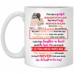 Personalized My Mother in Law mug, White, 11 oz. White Mug