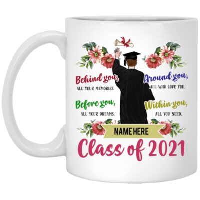 Personalized Class of Senior mug, White, 11 oz. White Mug