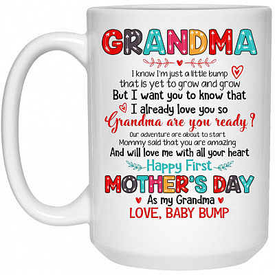 15 oz. White Mug