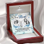 Personalized Photo to My Mom For All The Times That I Forgot To Thank You Alluring Beauty Necklace