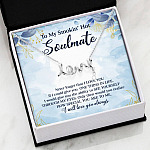 To My Smokin' Hot Soulmate Never Forget That I Love You Give Ability To See Yourself Through My Eyes Scripted Love Necklace