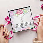 Personalized Thank You for Raising the Love of My Life Mother-In-Law Alluring Pendant Necklace