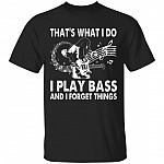 play bass, Black, Unisex T-Shirt play bass, Black, Unisex T-Shirt
