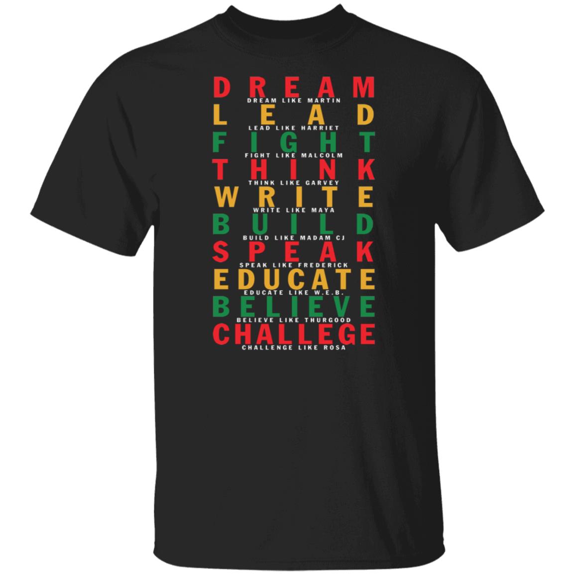 Black History Month t, Black, Unisex T-Shirt