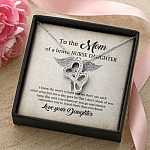 To the Mom of A Brave Nurse Daughter I Know the Worry Is Hard and We Don't See Each Other Double Hearts Necklace To the Mom of A Brave Nurse Daughter I Know the Worry Is Hard and We Don't See Each Other Double Hearts Necklace