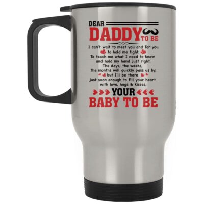 14 oz. Silver Travel Mug
