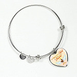 Personalized Photo A Piece Of My Heart Lives In Heaven In Memory Of Puppy Dog Dad Mom Heart Pendant Necklace