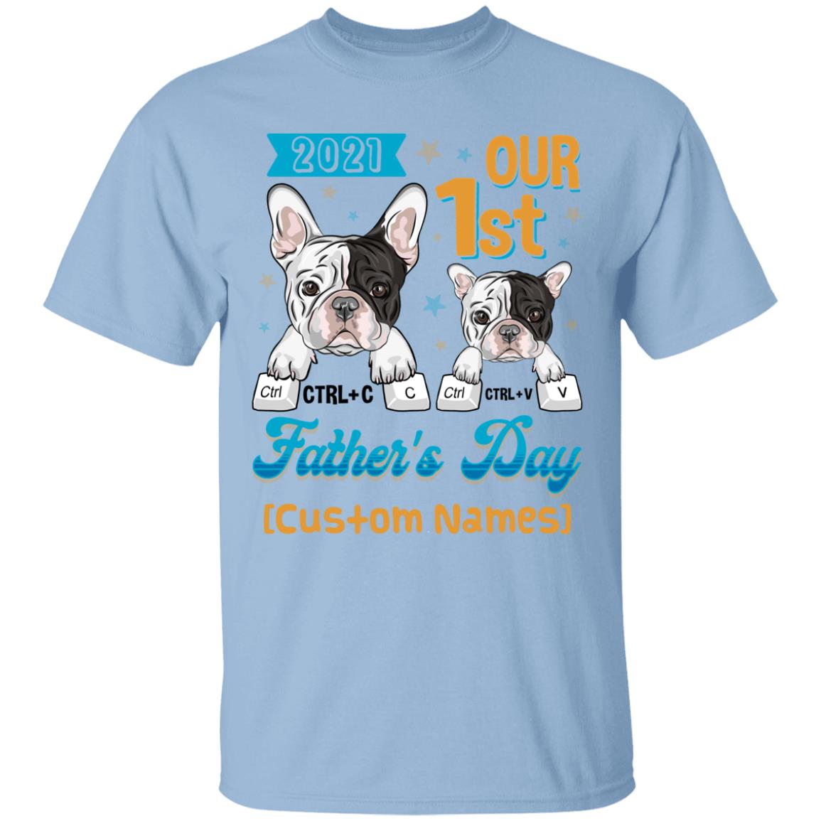 Personalized Tshirt, Light Blue, Unisex T-Shirt