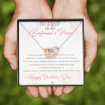 To My Boyfriend's Mom I Never Thought I'd Find The One Till I Met Your Son Interlocking Hearts Pendant Necklace To My Boyfriend's Mom I Never Thought I'd Find The One Till I Met Your Son Interlocking Hearts Pendant Necklace