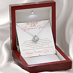 To My Boyfriend's Mom I Never Thought I'd Find The One Till I Met Your Son Love Knot Necklace