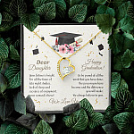 Graduation Dear Daughter Your Future Is Bright For All The Times Senior Forever Love Heart Necklace