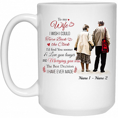15 oz. White Mug